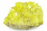 Bright-Yellow Sulfur Crystals - Bolivia #322543-1